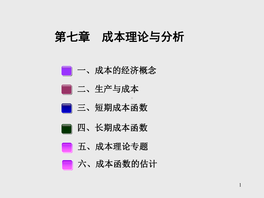 中科大管理经济学课件第七章成本理论与分析.ppt_第1页