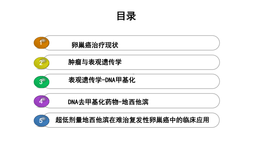 超低剂量地西他滨为基础的表观遗传学在难治及复发性卵巢癌的临床实践课件.pptx_第2页