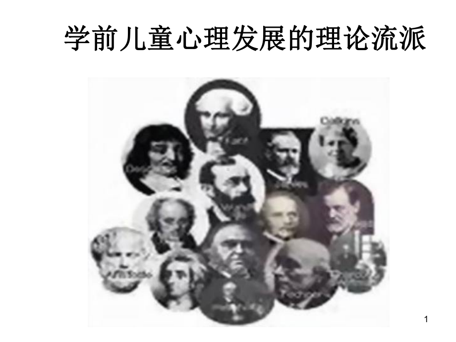 学前儿童心理发展的理论流派课件.ppt_第1页