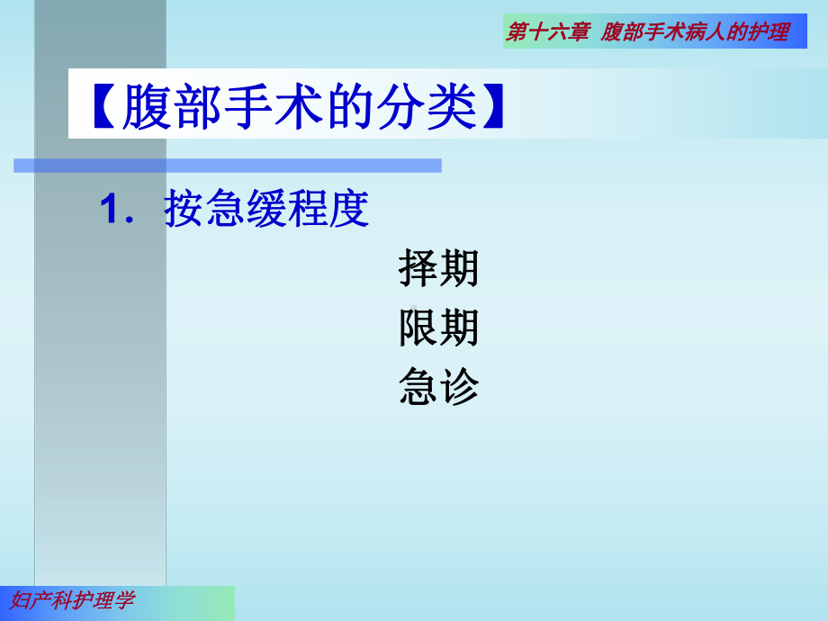 妇产科护理学第16章腹部手术课件.ppt_第3页