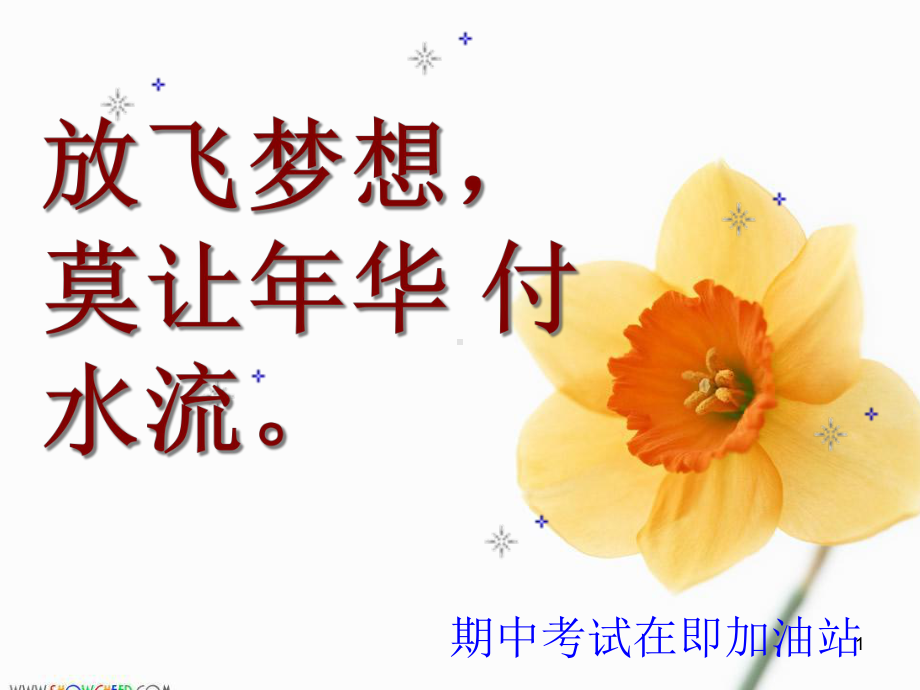 梦想奋斗之莫让青春付水流教学课件.ppt_第1页