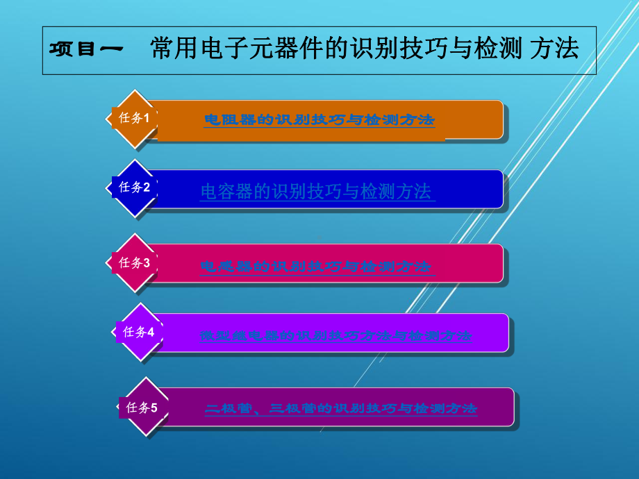 电子电路故障查找技巧项目一课件.ppt_第1页