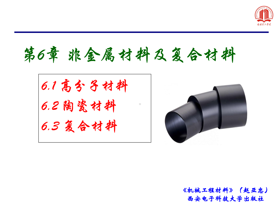 机械工程材料-6章-非金属材料课件.ppt_第1页