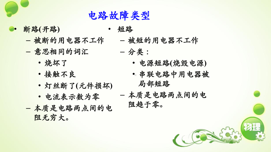 电路故障分析教学课件.ppt_第2页