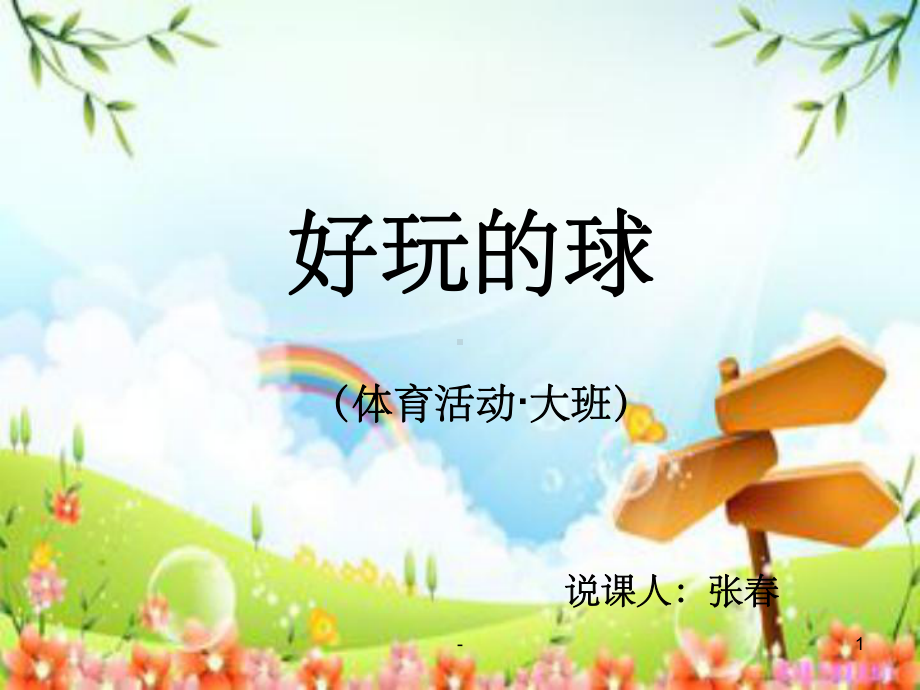 幼儿园体育：好玩的球-课件.ppt_第1页