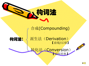 构词法二-派生词-转化词课件.ppt