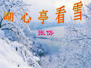 湖心亭看雪复习(新)1-优质课件.ppt