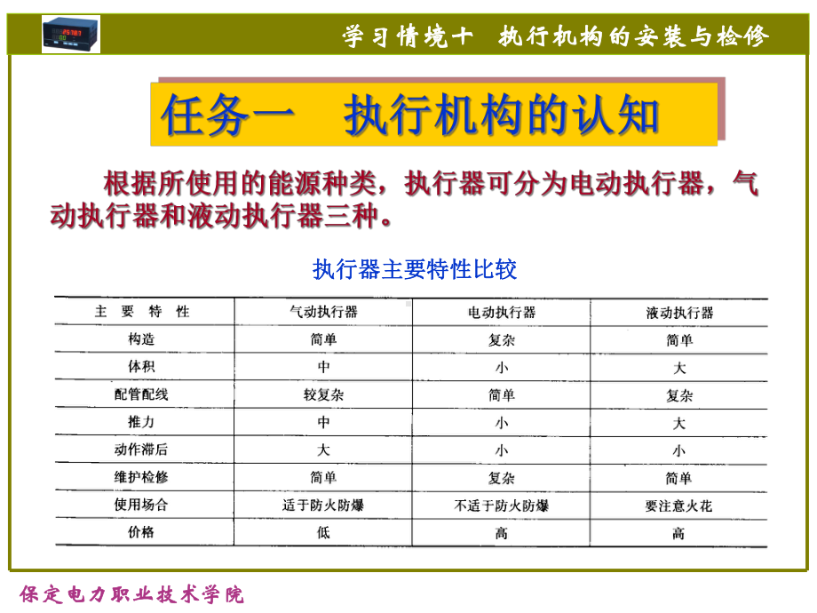 学习情境十-执行机构的安装与检修概要课件.ppt_第3页