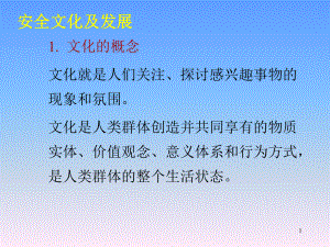 安全文化及发展教学课件.ppt