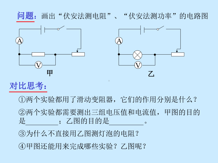 中考物理电学实验专题复习1-人教版课件.ppt_第2页