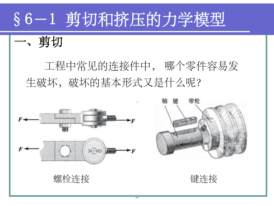 工程力学第六章-剪切和挤压课件.ppt_第3页