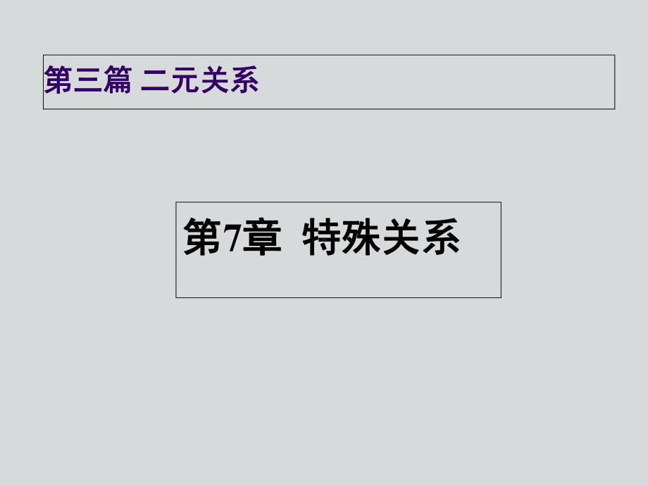 离散数学电子教案-第07章特殊关系-推荐课件.ppt_第2页