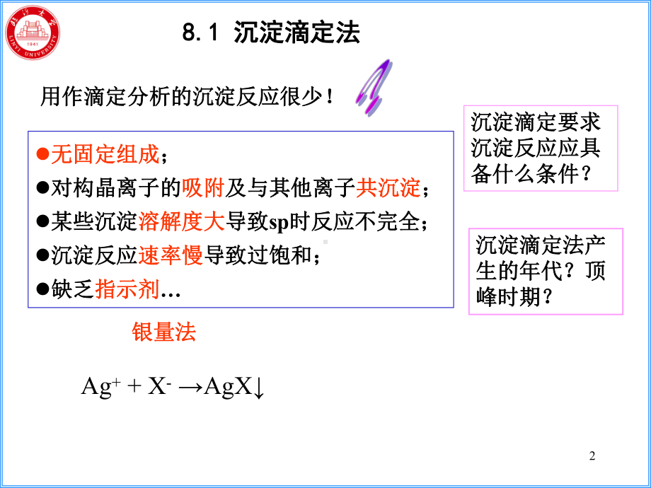 沉淀滴定法和滴定分析小结-共25张课件.ppt_第2页