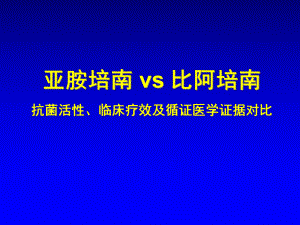 亚胺培南vs比阿培南课件.ppt