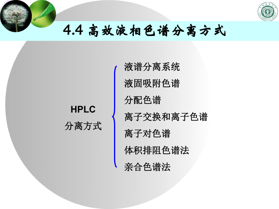 第10章高效液相色谱分离检测技术课件.ppt_第1页