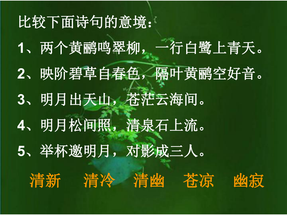 中国古代诗歌散文欣赏第二单元置身诗境缘景明情及《春江花月夜课件.ppt_第2页