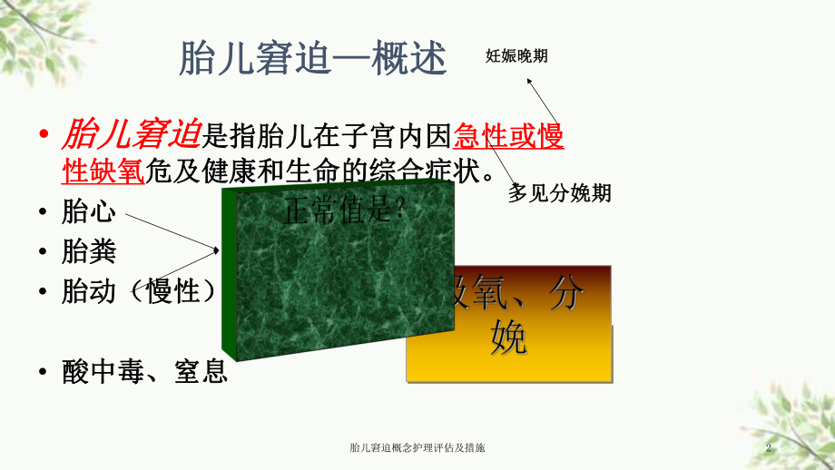 胎儿窘迫概念护理评估及措施课件.ppt_第2页