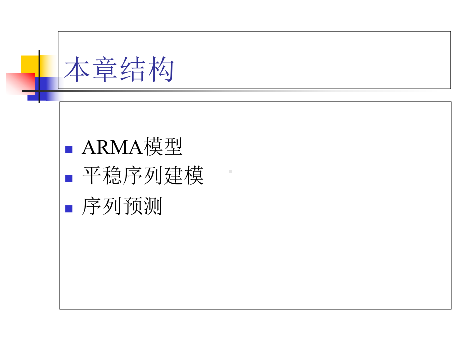 平稳非白噪声序列计算样本相关系数模型识别参数估计模型检验模型课件.ppt_第1页