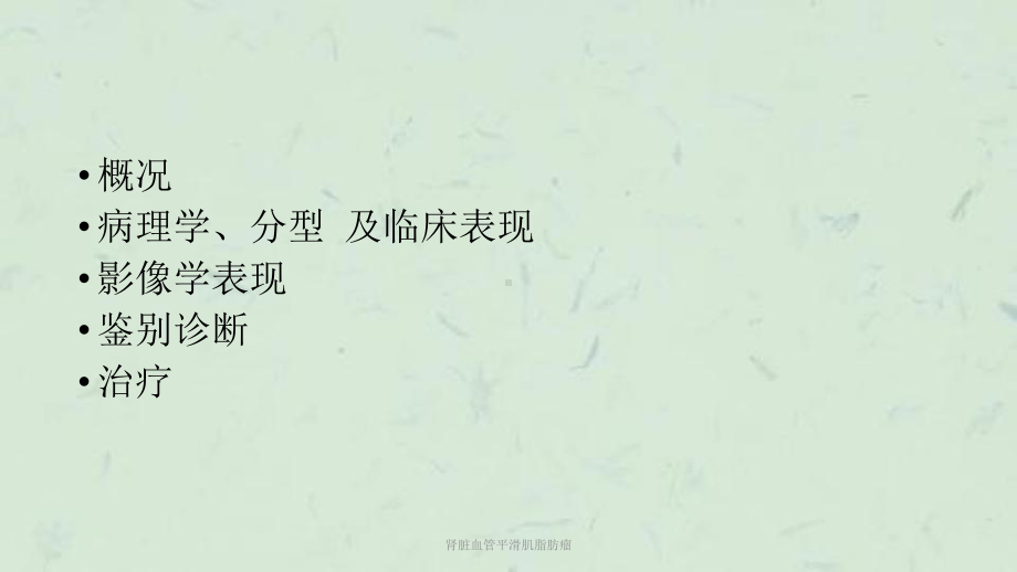 肾脏血管平滑肌脂肪瘤课件.ppt_第2页