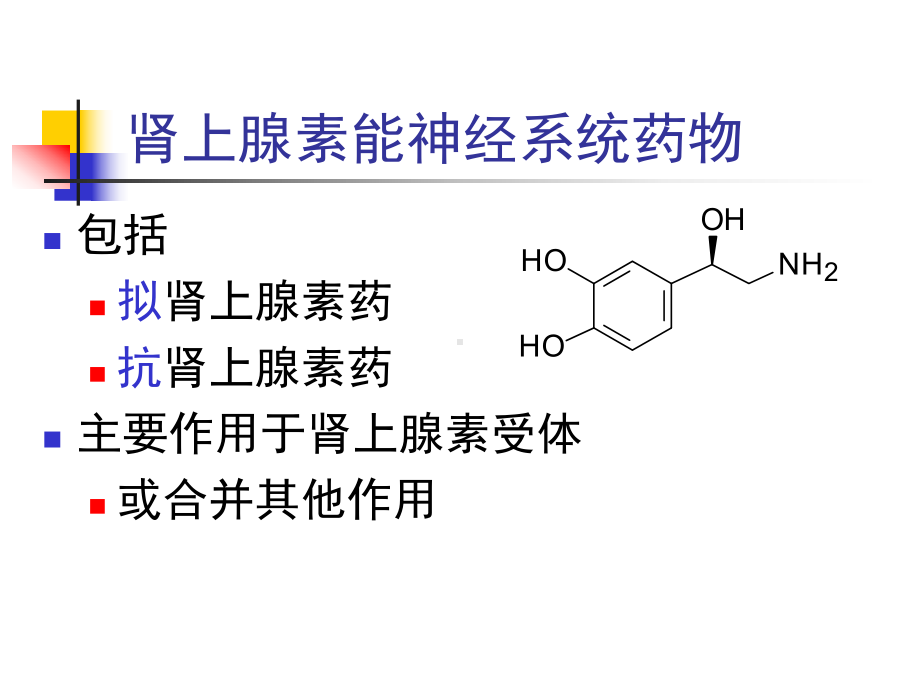 药物化学-第三章-外周神经系统药物-第三节-拟肾上腺素药课件.ppt_第2页