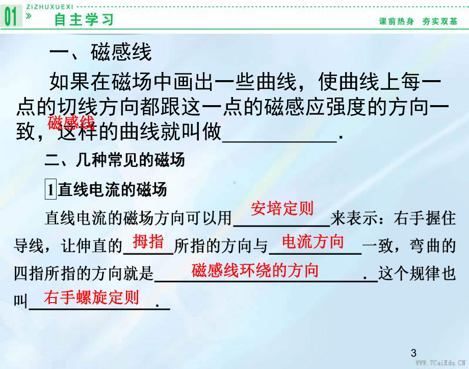 物理选修3-1人教新课标33-几种常见的磁场课件.ppt_第3页