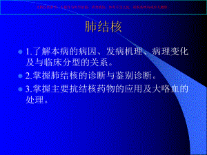 肺结核专题知识培训课件.ppt