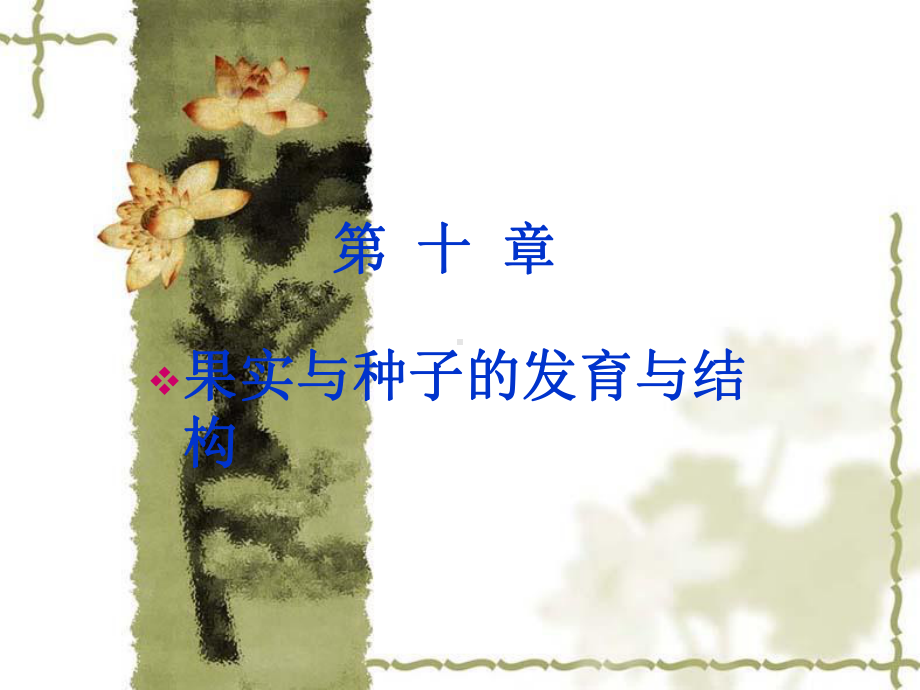 植物学-果实与种子的发育与结构课件.ppt_第1页