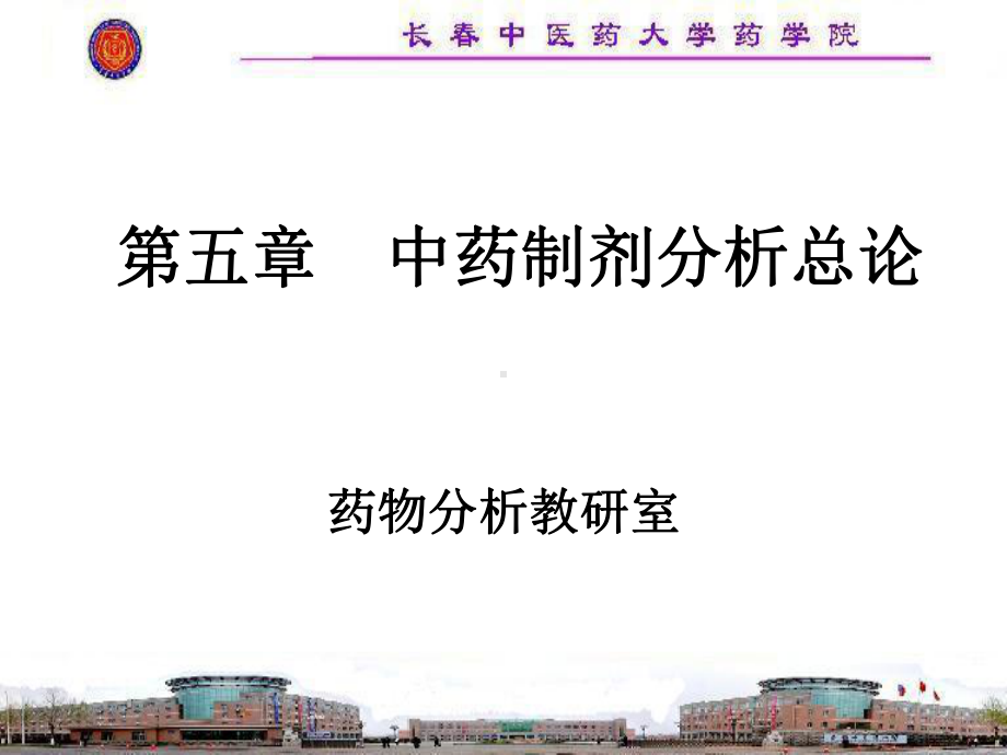 中药制剂分析总论课件.ppt_第1页