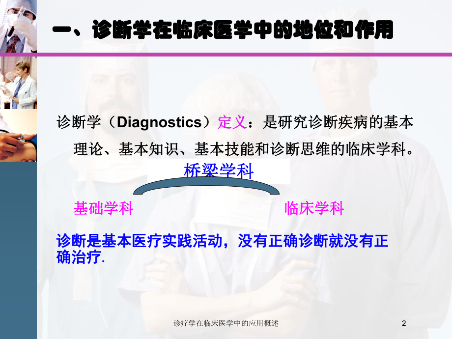 诊疗学在临床医学中的应用概述培训课件.ppt_第2页