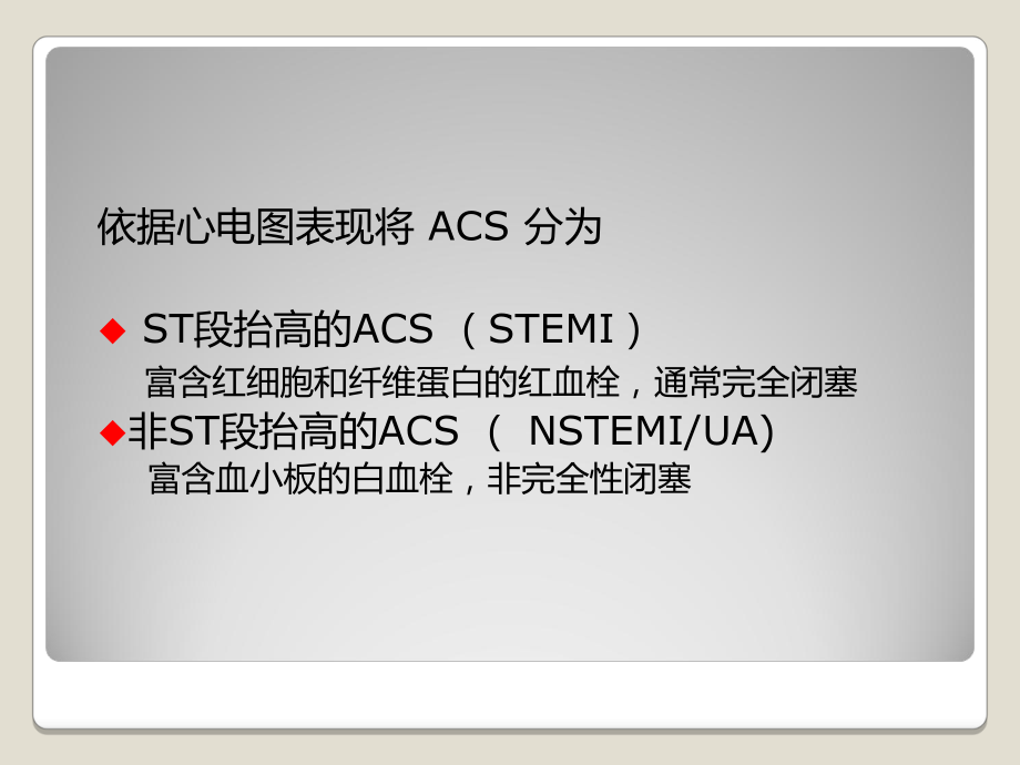 非ST段抬高急性冠脉综合征的诊疗进展课件.ppt_第3页