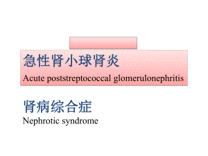 肾小球肾炎肾病综合征课件.pptx