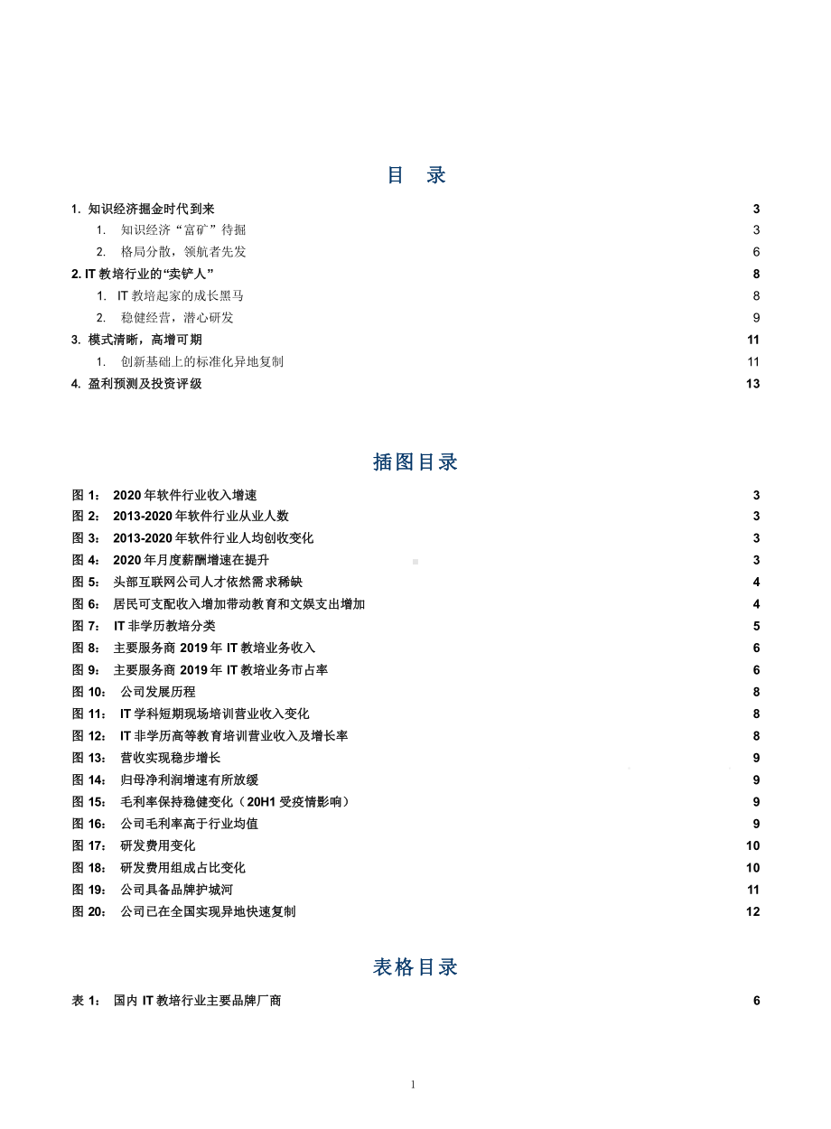 知识经济时代人才数据分析及IT教培行业传智教育业务梳理(2021年)课件.pptx_第1页