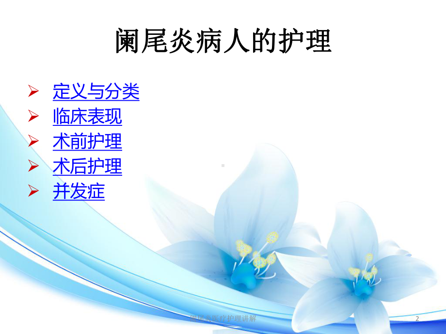 阑尾炎医疗护理讲解培训课件.ppt_第2页