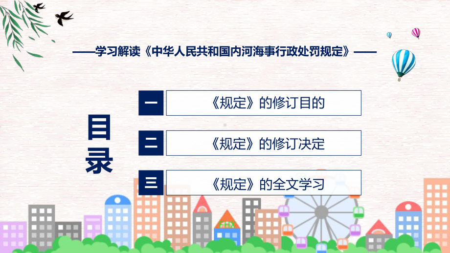 图文讲座内河海事行政处罚规定完整内容2022年新制订《内河海事行政处罚规定》课程（PPT）.pptx_第3页