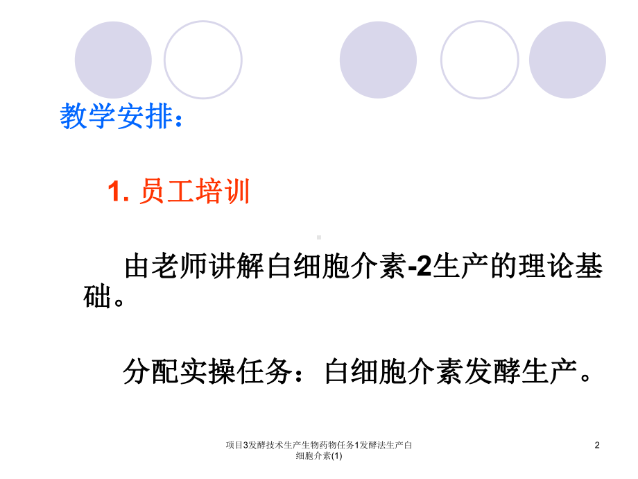 项目3发酵技术生产生物药物任务1发酵法生产白细胞介素-课件.ppt_第2页