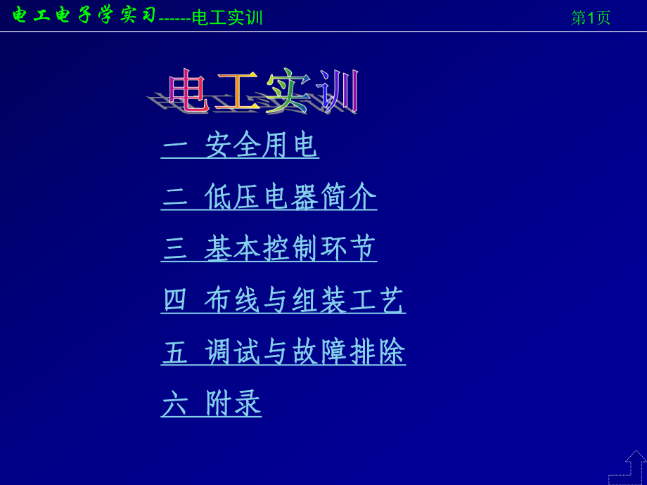 电工电子学实训安全用电课件.ppt_第1页