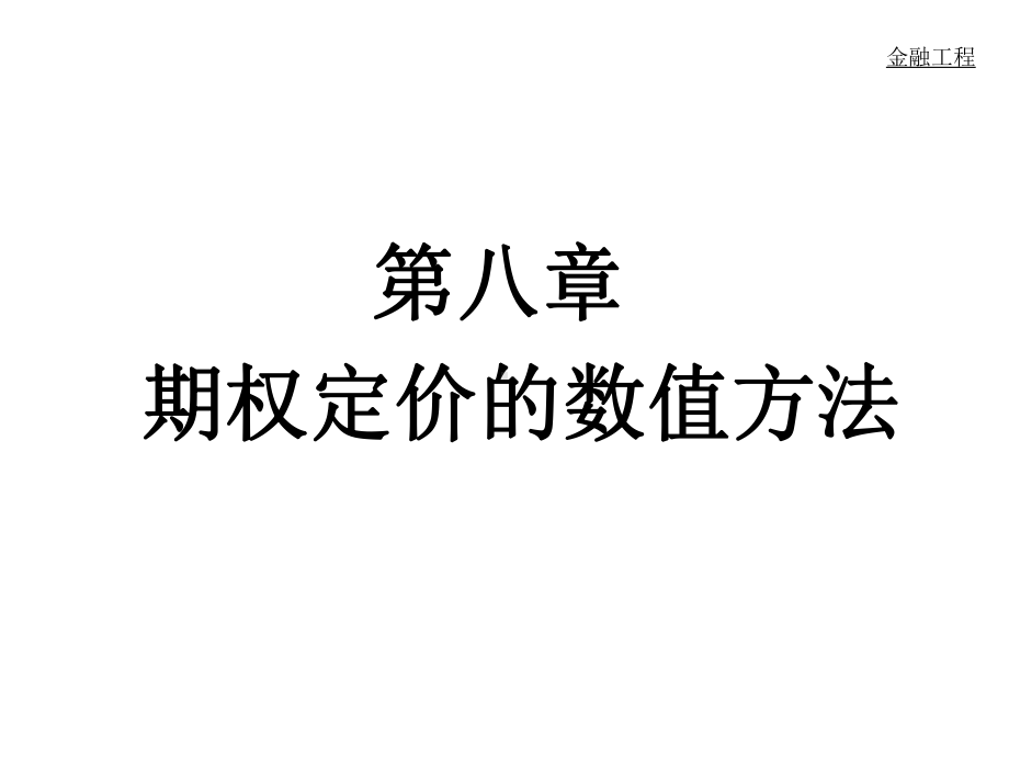 期权定价的数值方法-精讲课件.ppt_第1页