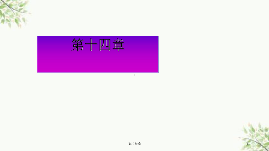 胸腔损伤课件.ppt_第1页