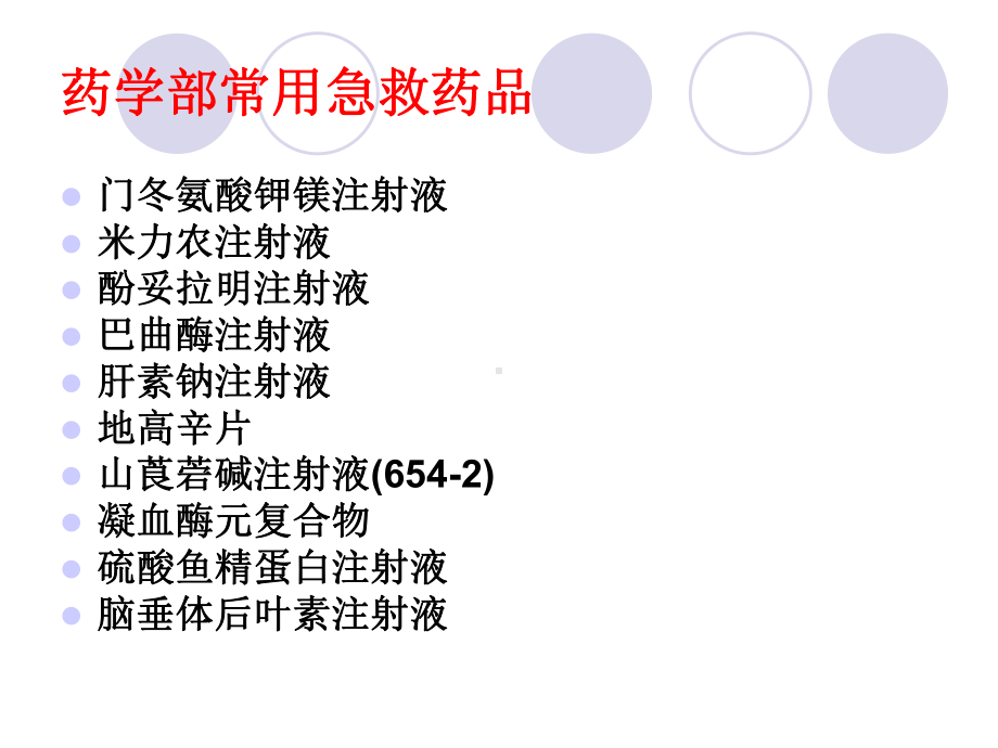 常用急救药品知识培训课件.ppt_第3页