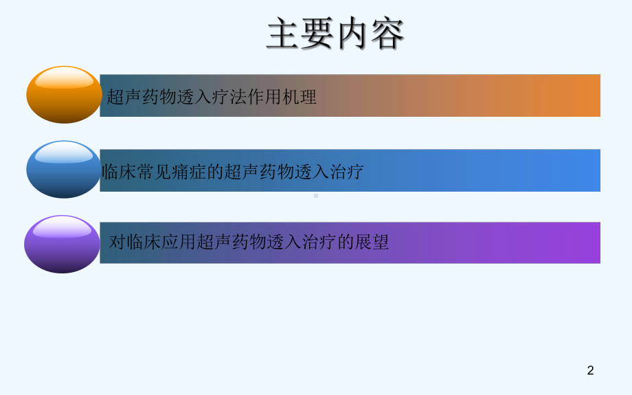 超声药物透入疗法对临床常见痛症治疗课件.ppt_第2页