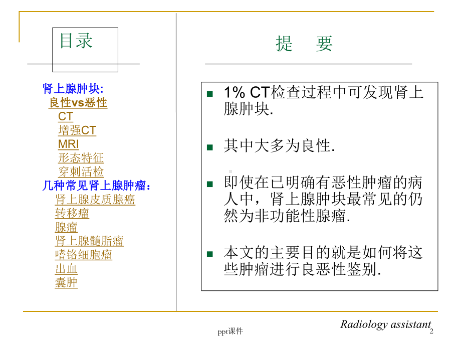 肾上腺占位的CT鉴别诊断-课件.ppt_第2页