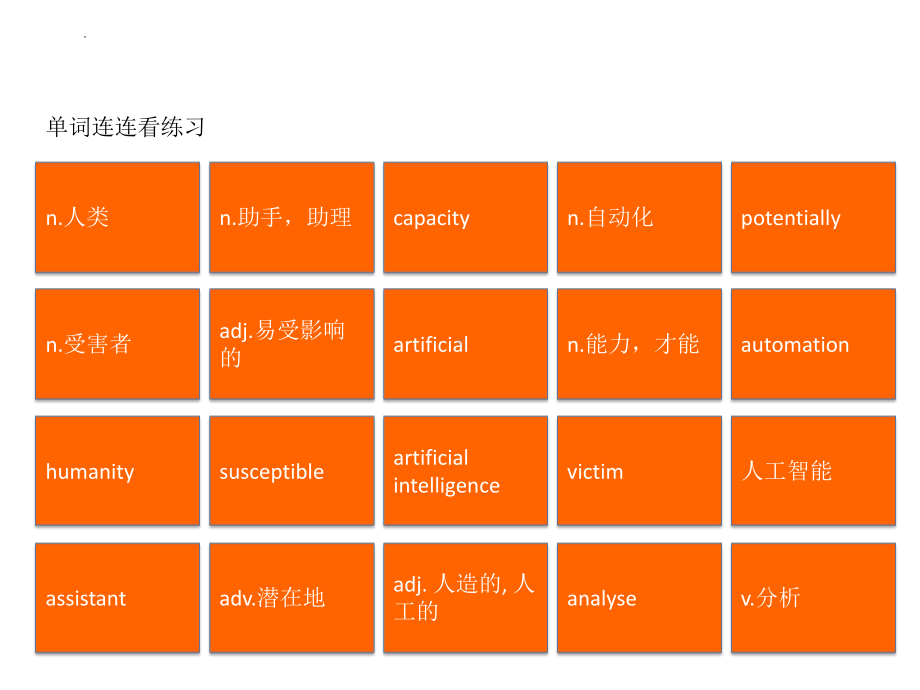 Unit4 单词连连看 （ppt课件）-2022新外研版（2019）《高中英语》选择性必修第三册.pptx_第3页