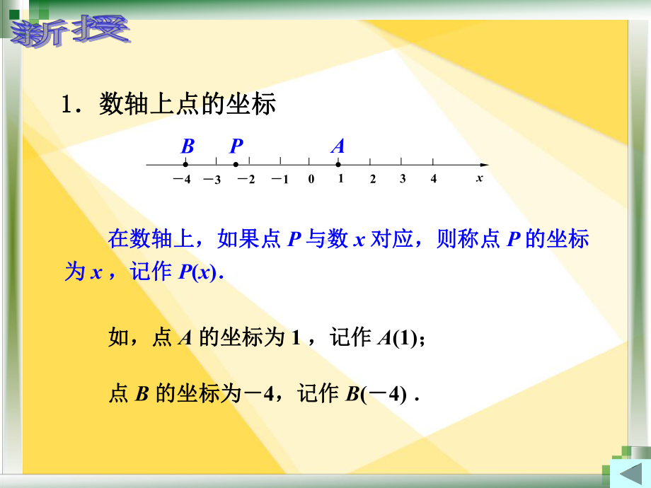 人教版中职数学数轴上的距离公式和中点公式课件.ppt_第3页