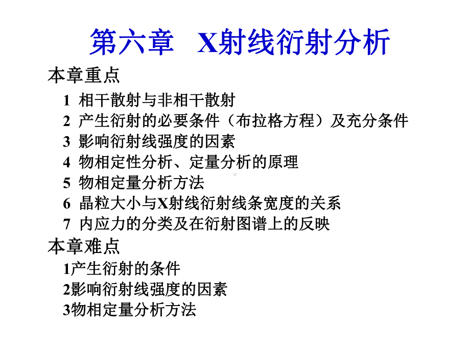 第七章材料现代分析测试方法射线衍射打印课件.ppt_第1页