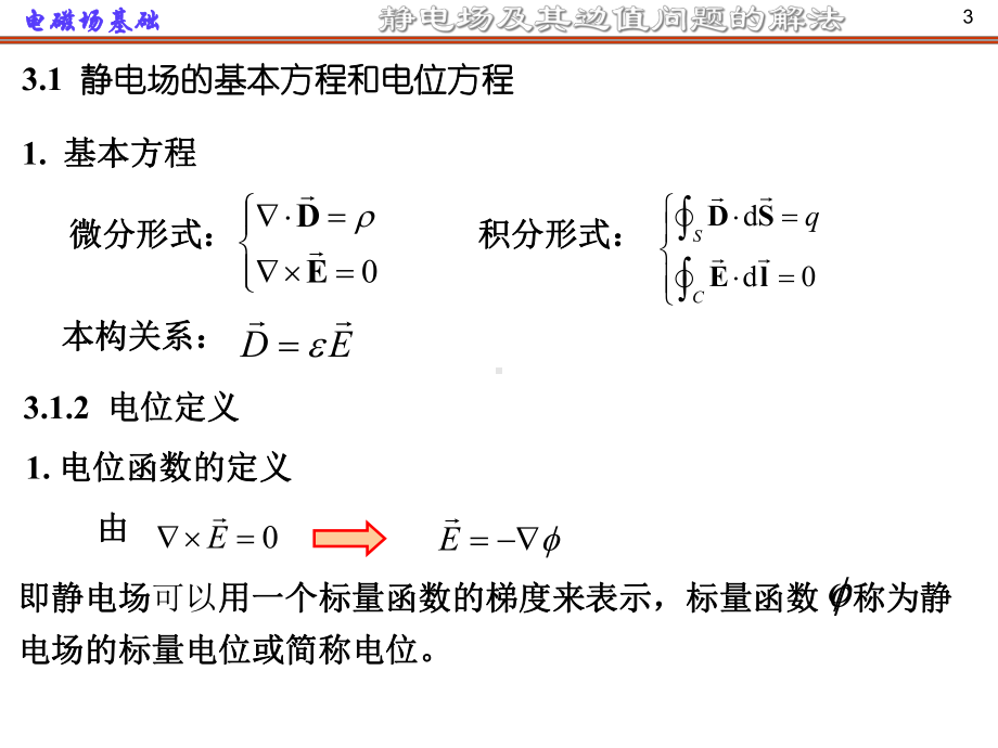 第三章静电场及其边值问题的解课件.ppt_第3页