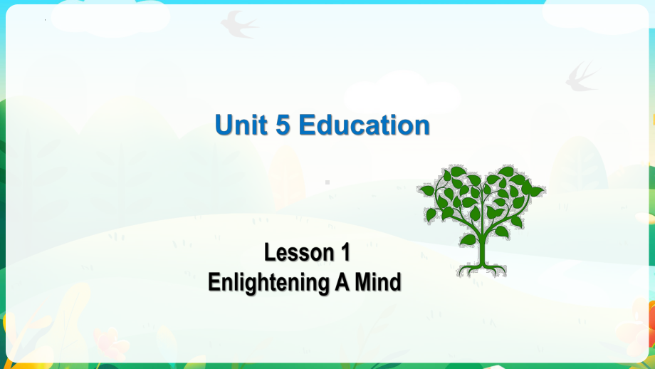 Unit 5 Lesson 1 Enlightening A Mind （ppt课件）-2022新北师大版（2019）《高中英语》选择性必修第二册.pptx_第1页