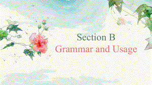 Unit 2 Let's talk teens Section B Grammar and Usage （ppt课件）-2022新牛津译林版（2020）《高中英语》必修第一册.pptx