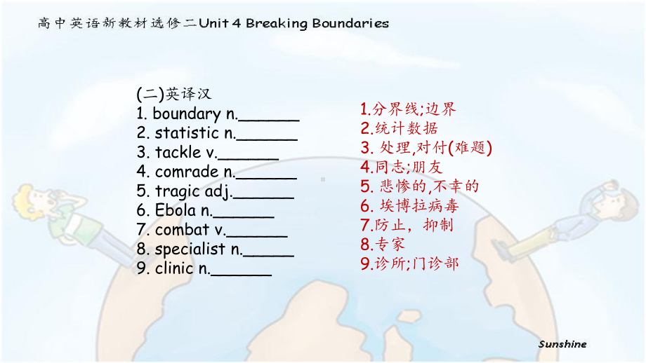 Unit 4 Breaking boundaries （ppt课件）-2022新外研版（2019）《高中英语》选择性必修第二册.pptx_第3页