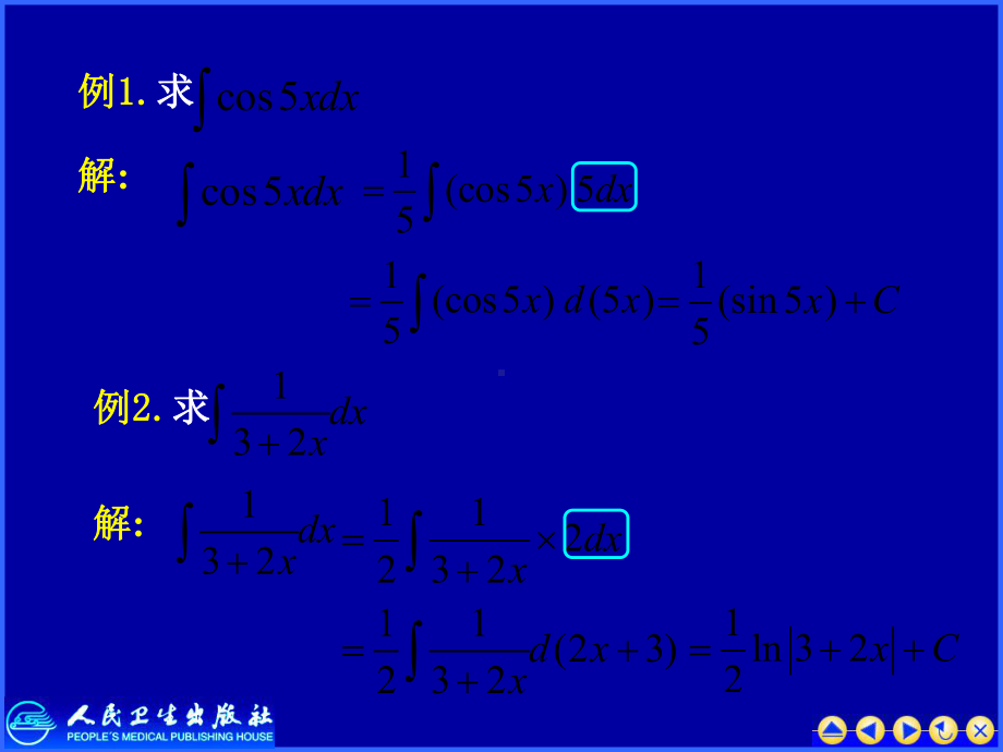 第3-1不定积分的第一类换元积分法课件.ppt_第3页