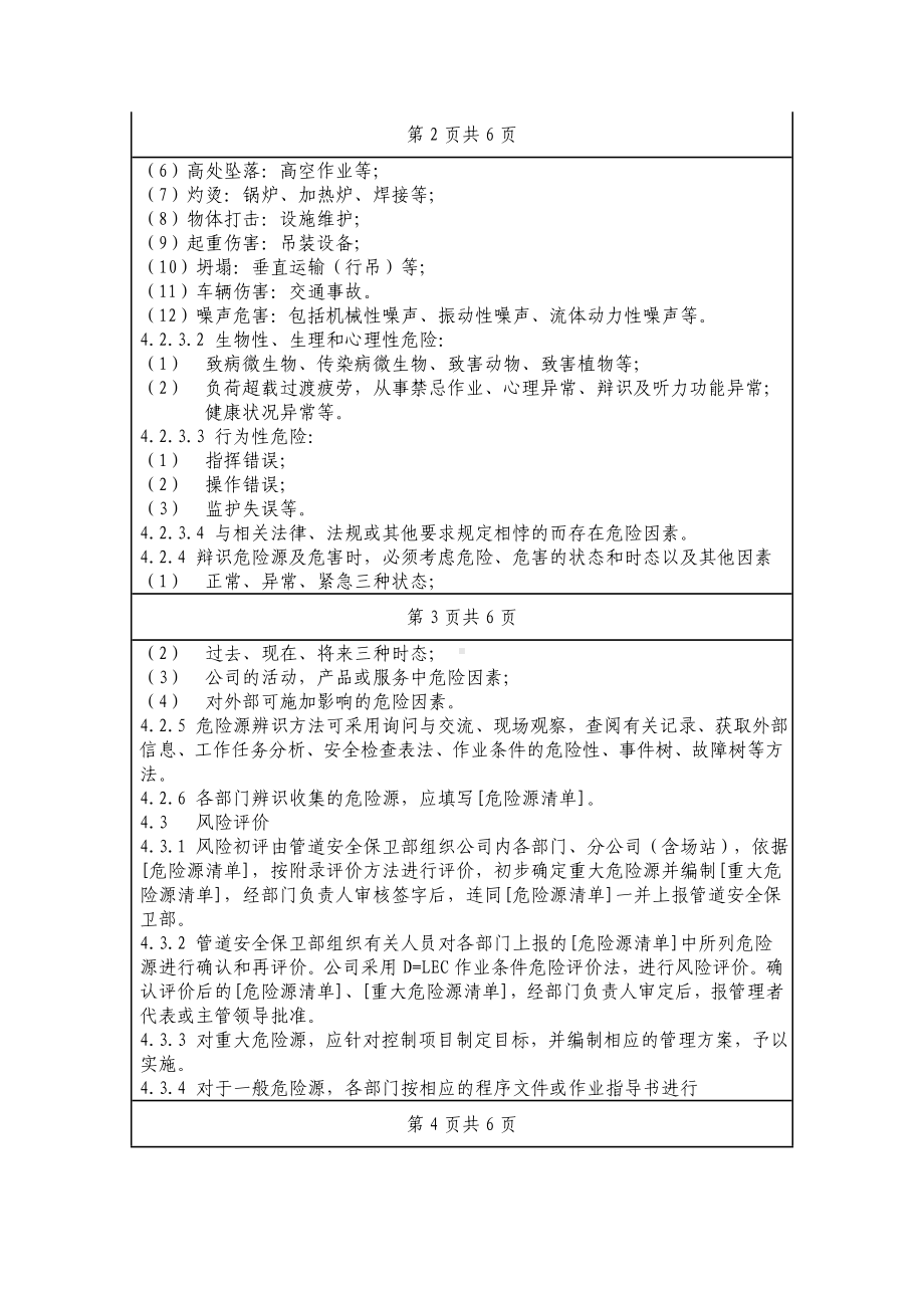 天然气企业危险源辨识参考模板范本.doc_第2页